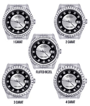 Diamond Mens Rolex Datejust Watch 16200  | 36MM | Tuxedo Diamond Dial | Jubilee Band