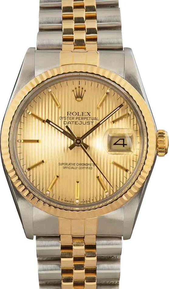Rolex Datejust 16233 for Men | 36MM | Tapestry Dial | Two Tone | Jubilee Band