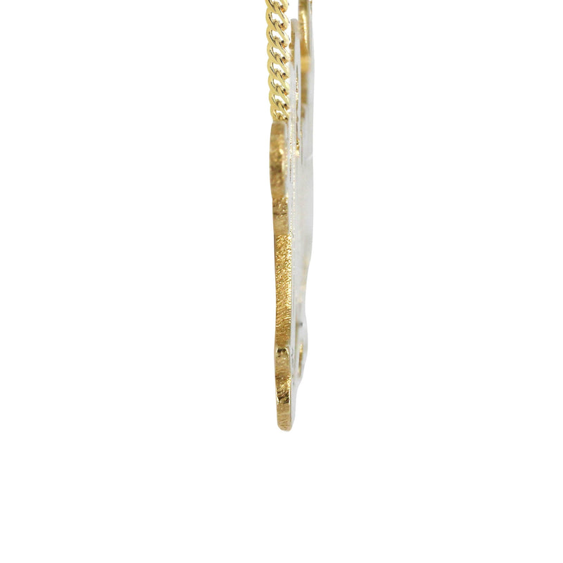 14K Gold  Heart Name Plate Necklace | Style #70