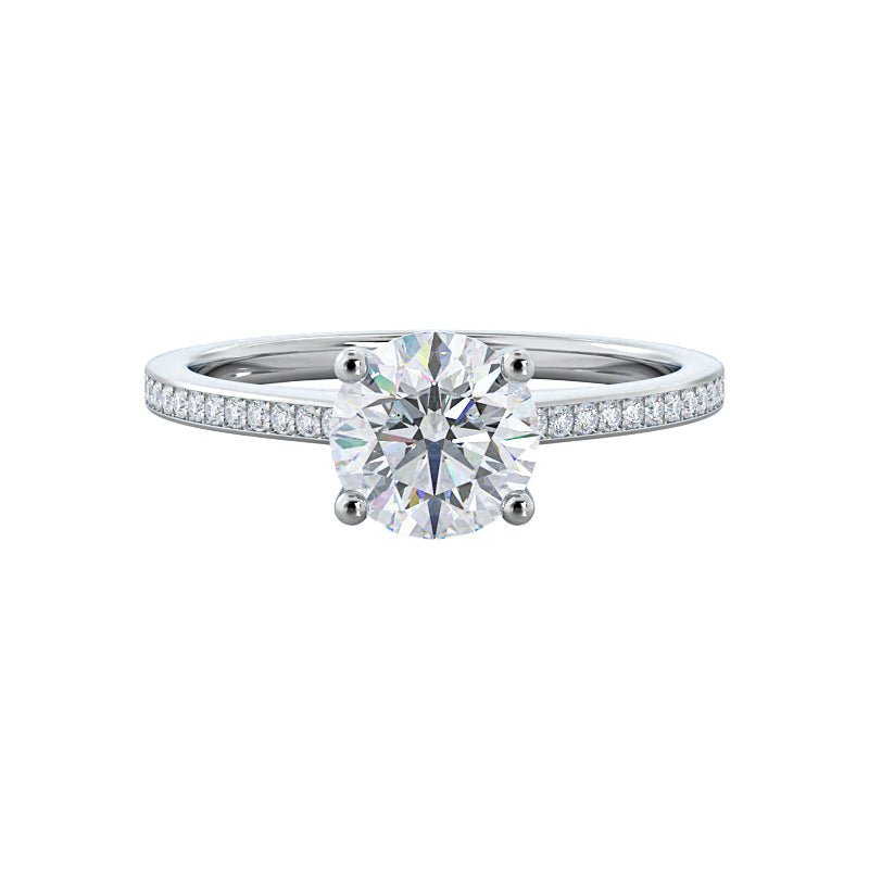 Vanessa 2ct Round engagement ring setting