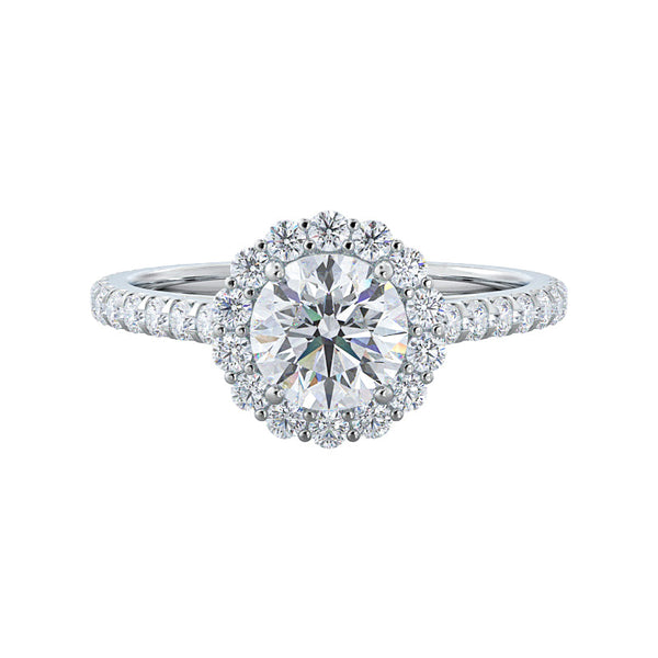 Victoria 2ct Round engagement ring setting