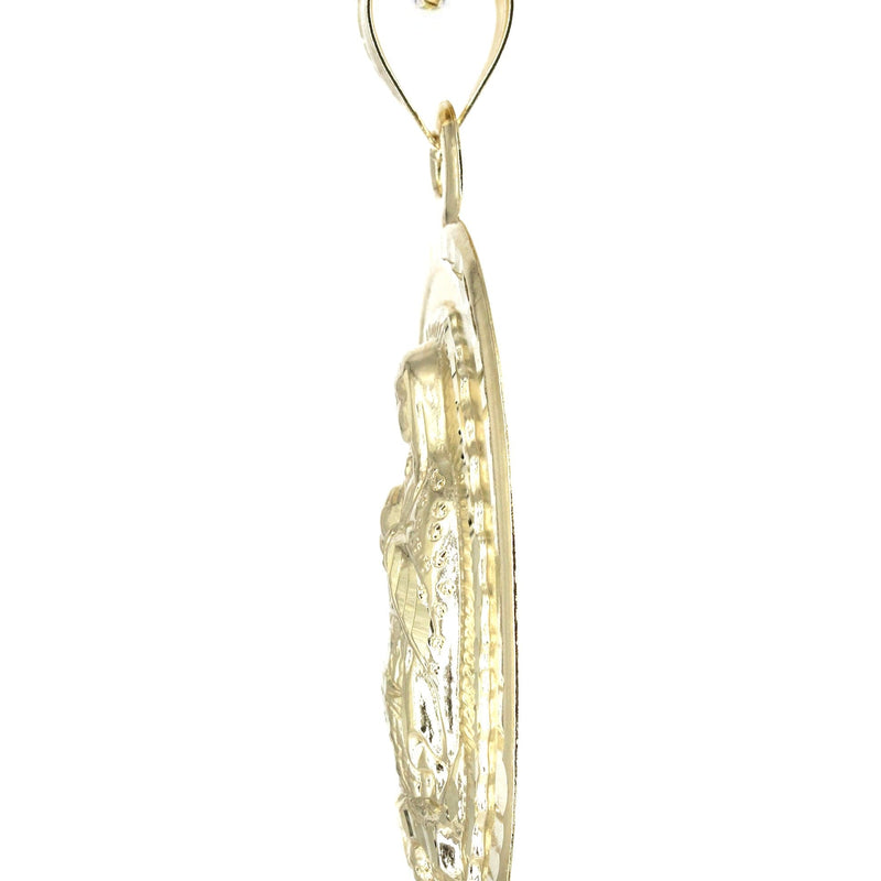10K Yellow Gold Virgin Mary Necklace | Appx. 15 Grams