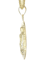 10K Yellow Gold Virgin Mary Necklace | Appx. 15 Grams