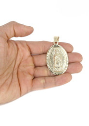 10K Yellow Gold Virgin Mary Necklace | Appx. 15 Grams