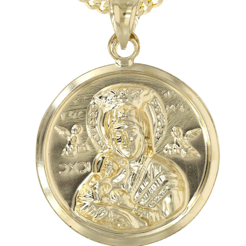 10K Yellow Gold Virgin Mary Necklace | Appx. 14.5 Grams