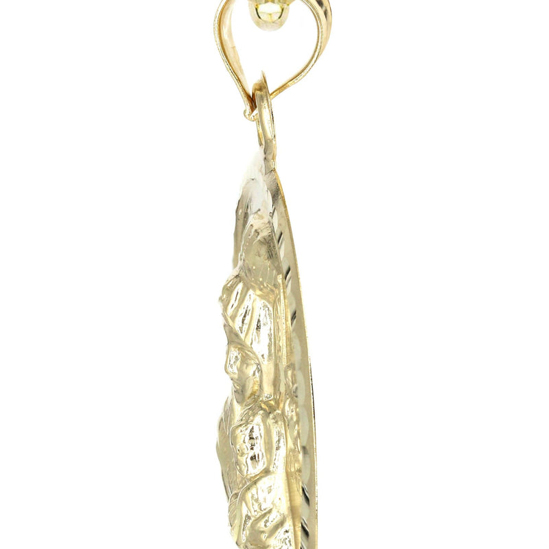 10K Yellow Gold Virgin Mary Necklace | Appx. 14.5 Grams