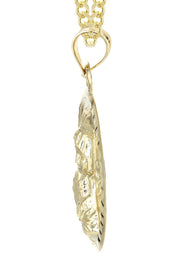 10K Yellow Gold Virgin Mary Necklace | Appx. 14.5 Grams