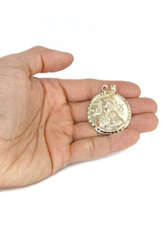 10K Yellow Gold Virgin Mary Necklace | Appx. 14.5 Grams