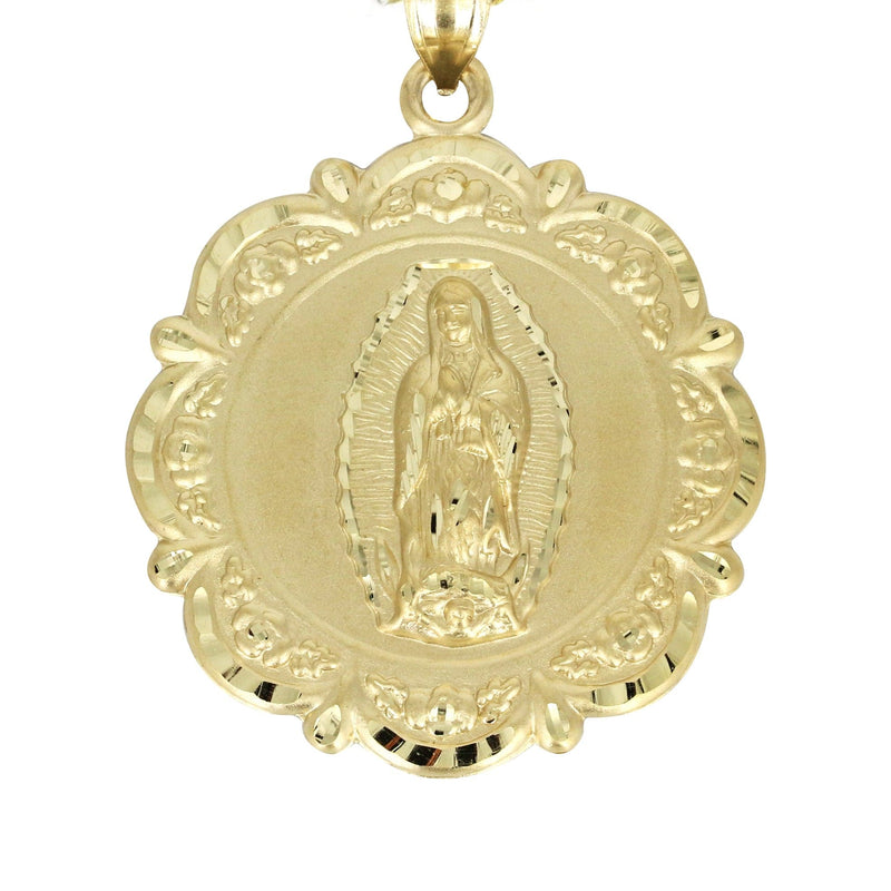 10K Yellow Gold Virgin Mary Necklace | Appx. 15.2 Grams
