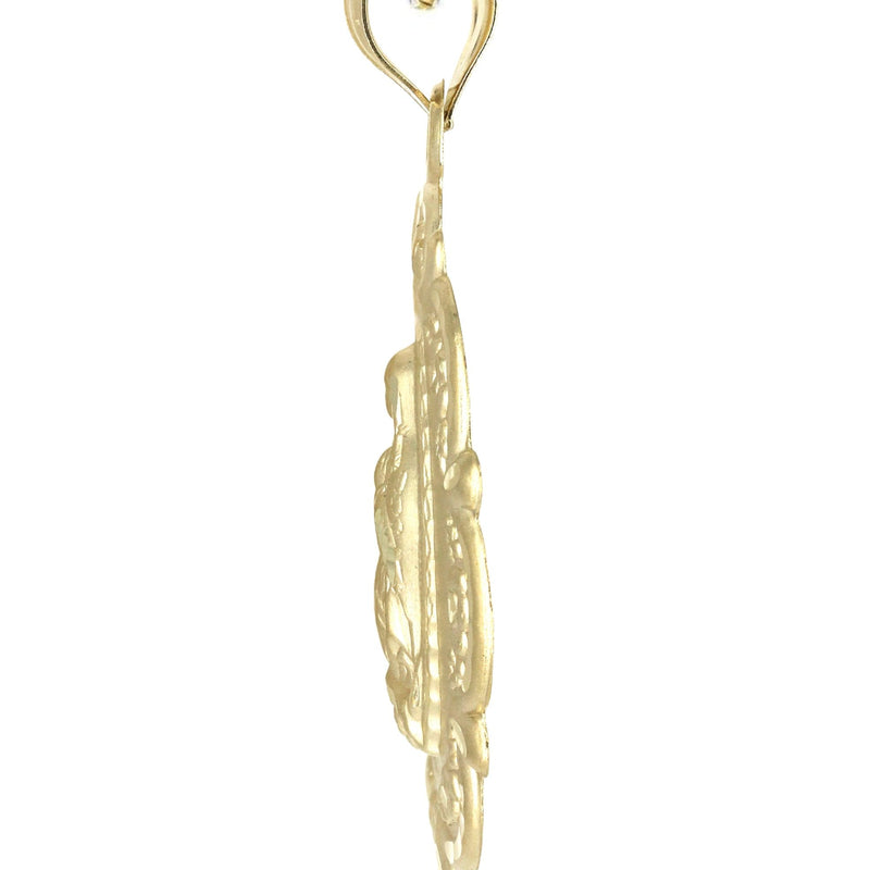 10K Yellow Gold Virgin Mary Necklace | Appx. 15.2 Grams