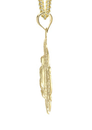 10K Yellow Gold Virgin Mary Necklace | Appx. 15.2 Grams