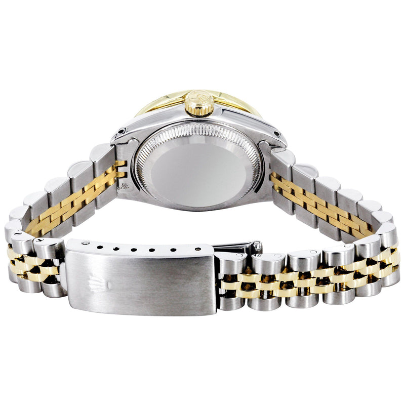 Womens Diamond Gold Rolex Watch | 1 Carat Bezel | 26Mm | Texture Diamond Dial | Jubilee Band