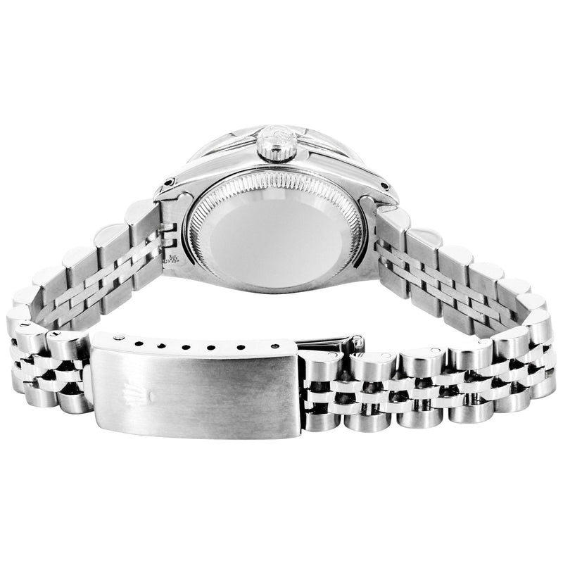 Womens Diamond Rolex Watch | 1 Carat Bezel | 26Mm | Texture Diamond Dial | Jubilee Band