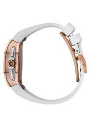 Frost NYC Evolution Women's Watch - Automatic Skeleton Leaves Steel | WFRST-01-LD-R WHITE BAND | Pre - Sale