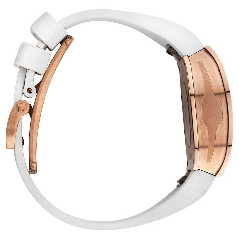 Frost NYC Evolution Women's Watch - Automatic Skeleton Leaves Steel | WFRST-01-LD-R WHITE BAND | Pre - Sale