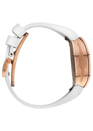 Frost NYC Evolution Women's Watch - Automatic Skeleton Leaves Steel | WFRST-01-LD-R WHITE BAND | Pre - Sale