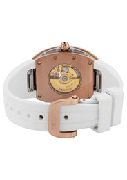 Frost NYC Evolution Women's Watch - Automatic Skeleton Leaves Steel | WFRST-01-LD-R WHITE BAND | Pre - Sale