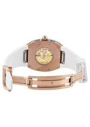 Frost NYC Evolution Women's Watch - Automatic Skeleton Rainbow Rose Triangle | WFRST-01-TD-R White Band | Pre - Sale
