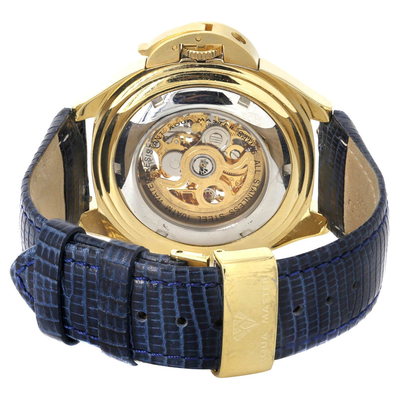 Mens Yellow Gold Tone Diamond Watch | Appx. 5 Carats