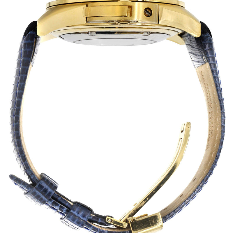 Mens Yellow Gold Tone Diamond Watch | Appx. 5 Carats