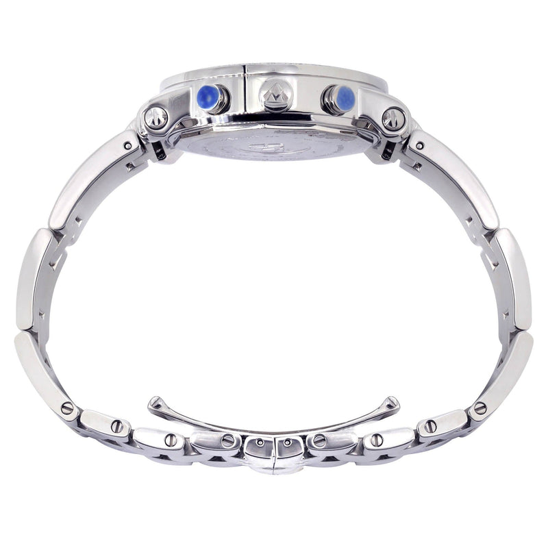 Mens White Gold Tone Diamond Watch | Appx. 1.75 Carats