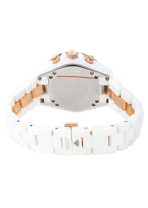 Womens Rose Gold Tone Diamond Watch | Appx 3 Carats