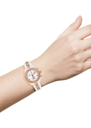 Womens Rose Gold Tone Diamond Watch | Appx 3 Carats
