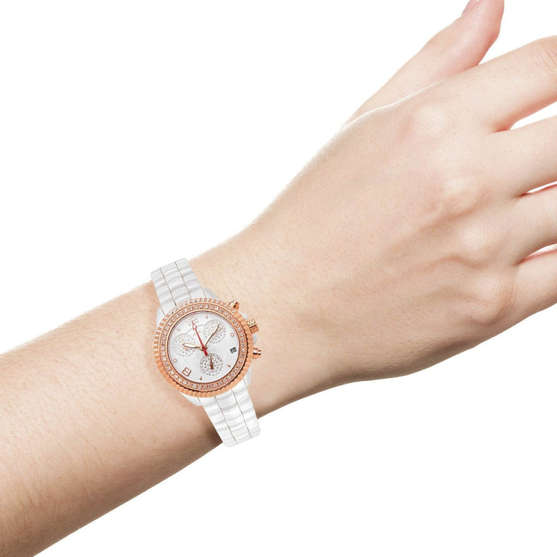 Womens Rose Gold Tone Diamond Watch | Appx 1.28 Carats