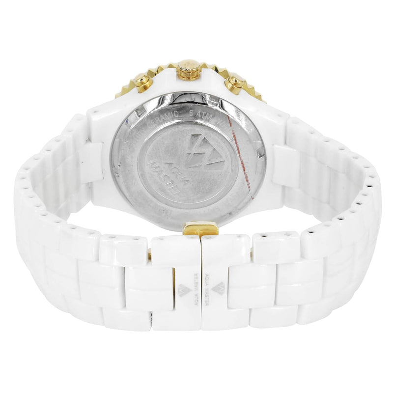 Mens Yellow Gold Tone Diamond Watch | Appx. 1.25 Carats