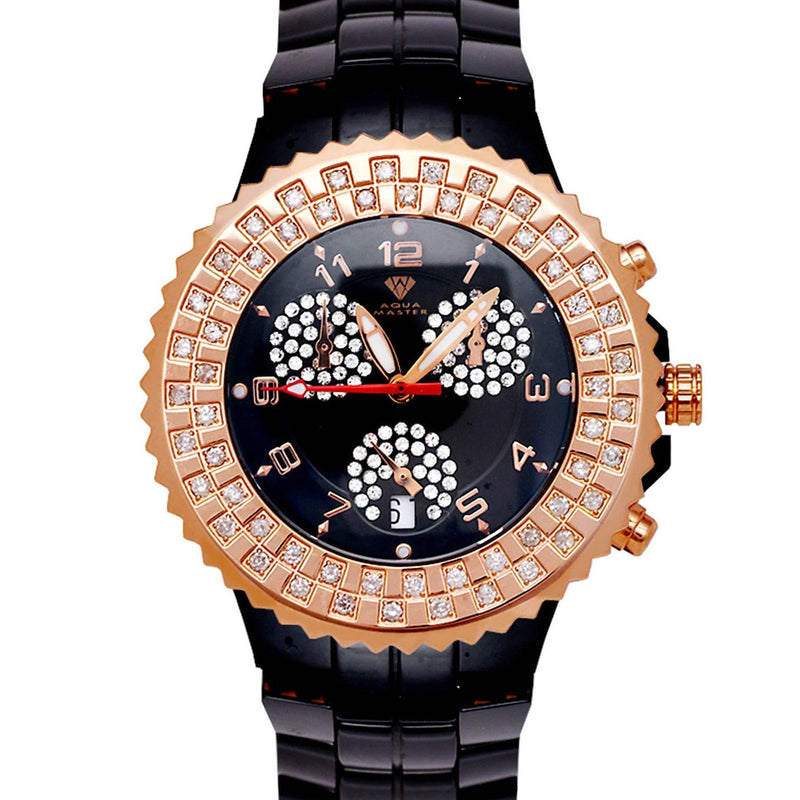 Womens Rose Gold Tone Diamond Watch | Appx 1.27 Carats