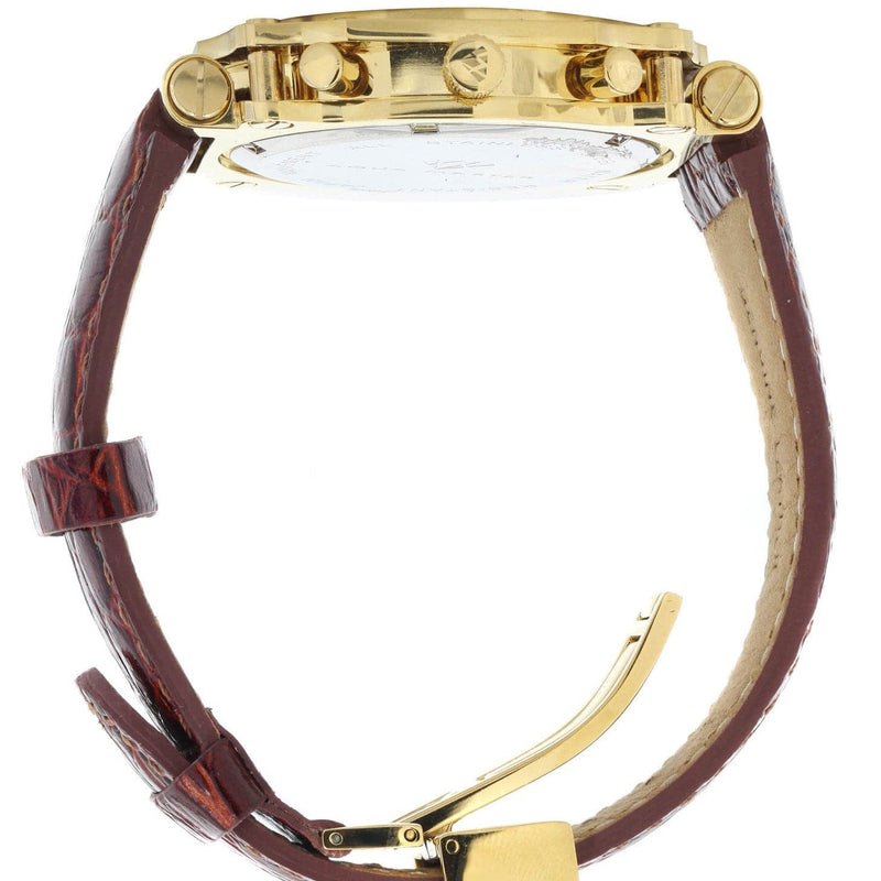 Mens Yellow Gold Tone Diamond Watch | Appx. 1.25 Carats