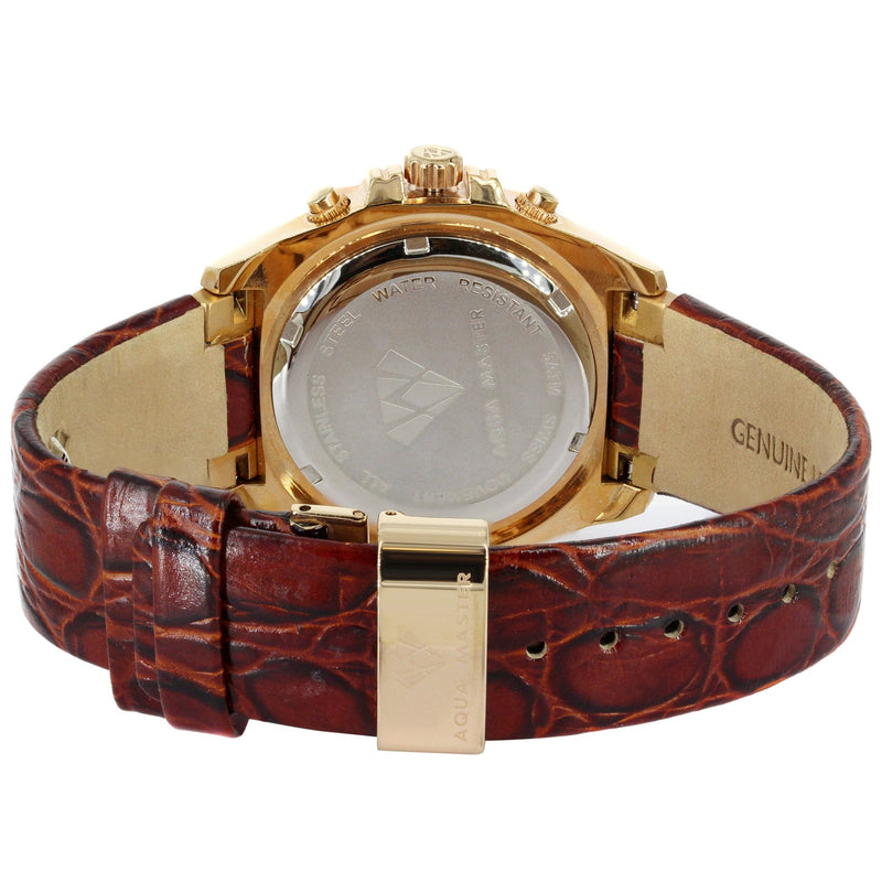 Mens Yellow Gold Tone Diamond Watch | Appx. 1.7 Carats