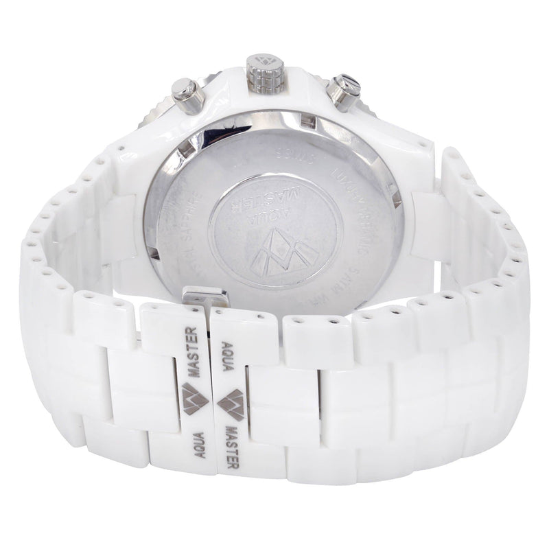 Mens White Gold Tone Diamond Watch | Appx. 2.85 Carats