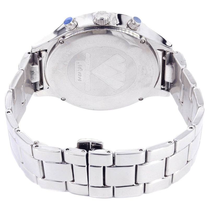 Mens White Gold Tone Diamond Watch | Appx. 2.45 Carats