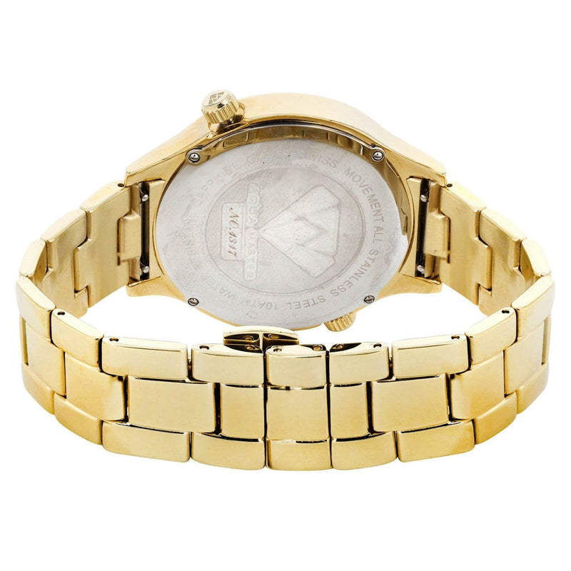Mens Yellow Gold Tone Diamond Watch | Appx. 2.46 Carats