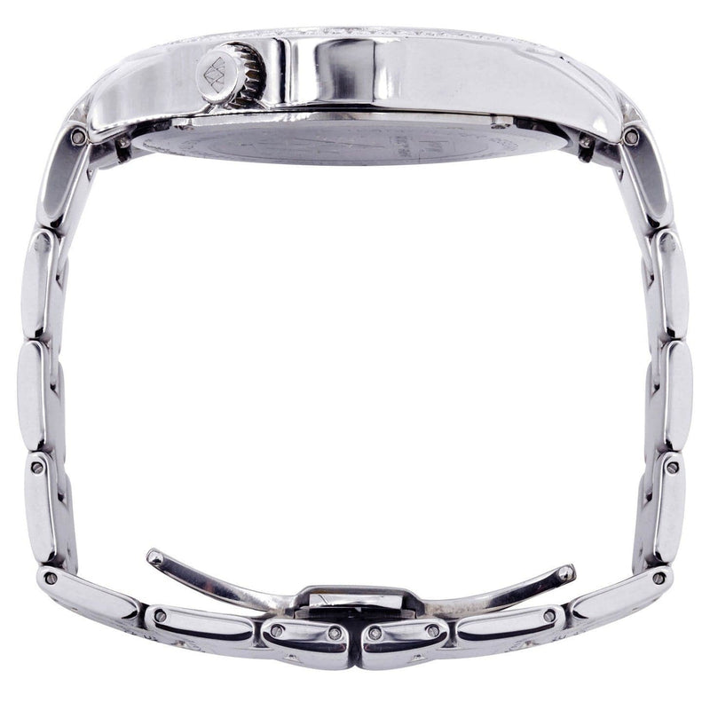 Mens White Gold Tone Diamond Watch | Appx. 2.47 Carats