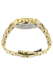 Mens Yellow Gold Tone Diamond Watch | Appx. 0.32 Carats