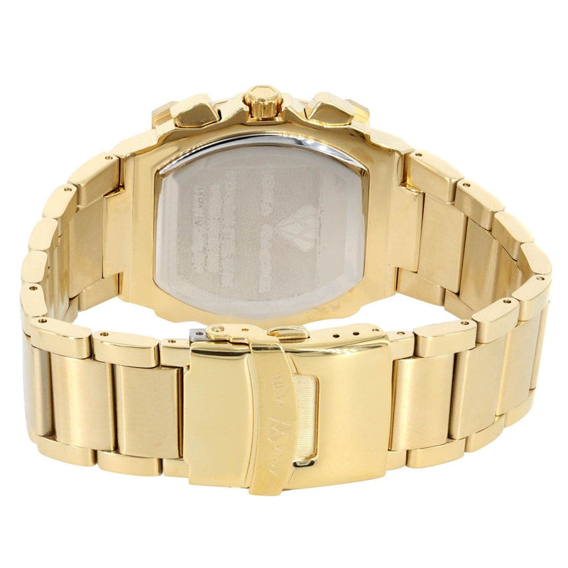 Mens Yellow Gold Tone Diamond Watch | Appx. 0.21 Carats