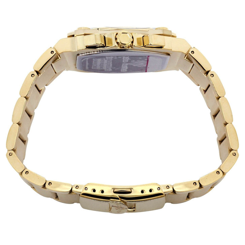 Mens Yellow Gold Tone Diamond Watch | Appx. 0.21 Carats