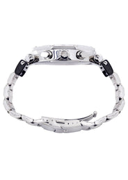 Mens White Gold Tone Diamond Watch | Appx. 0.26 Carats