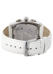 Mens White Gold Tone Diamond Watch | Appx. 2 Carats