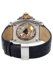 Mens White Gold Tone Diamond Watch | Appx. 1.5 Carats