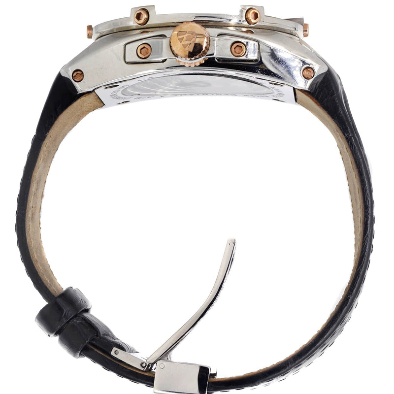 Mens White Gold Tone Diamond Watch | Appx. 1.5 Carats