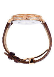 Mens Rose Gold Tone Diamond Watch | Appx. 5.64 Carats