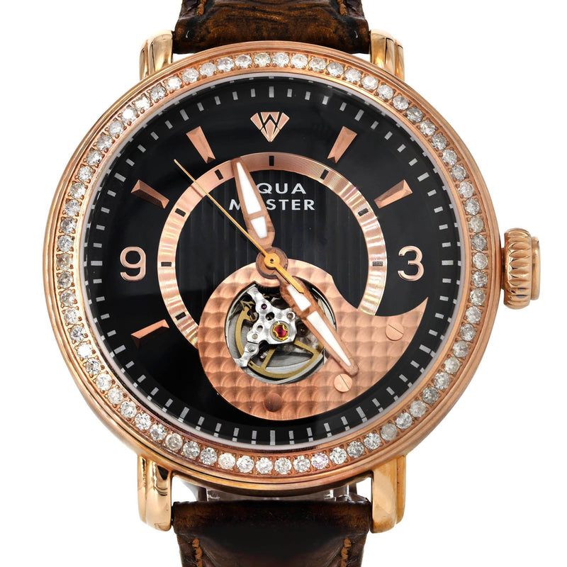 Mens Rose Gold Tone Diamond Watch | Appx. 2.25 Carats