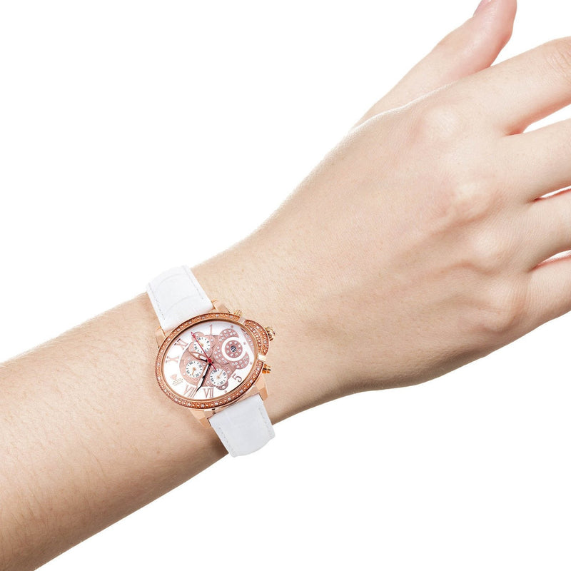 Womens Rose Gold Tone Diamond Watch | Appx 0.59 Carats