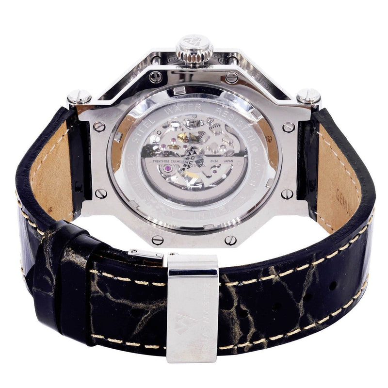 Mens White Gold Tone Diamond Watch | Appx. 1.02 Carats