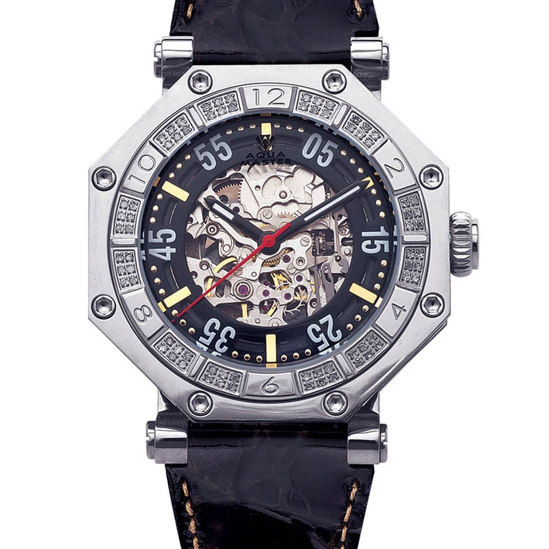 Mens White Gold Tone Diamond Watch | Appx. 1.02 Carats