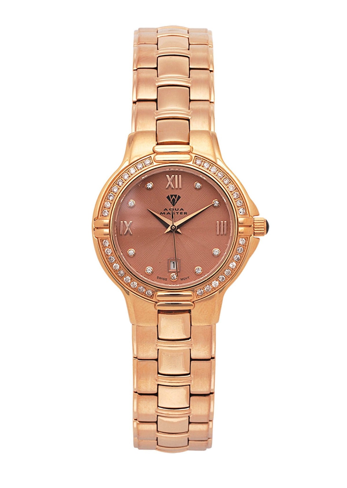 Womens Rose Gold Tone Diamond Watch | Appx 0.62 Carats