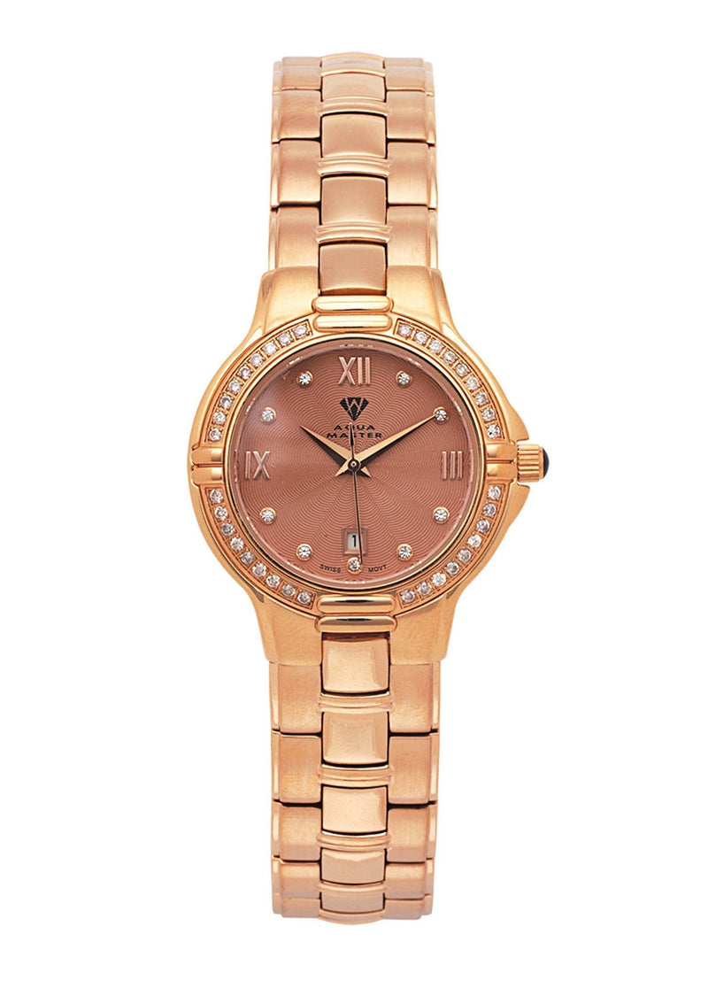 Womens Rose Gold Tone Diamond Watch | Appx 0.62 Carats